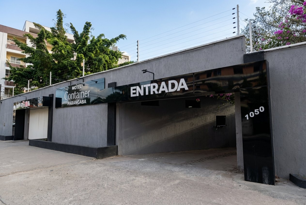 Fachada da unidade Container Parangaba