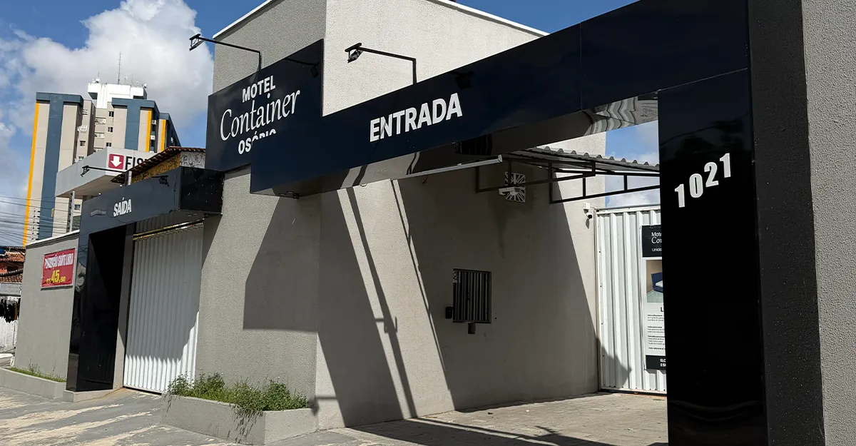 Fachada Container Osório