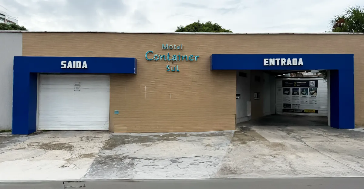 Fachada da unidade Container Sul
